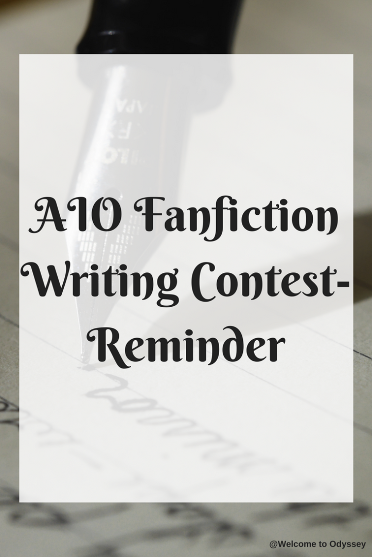 AIO Fanfiction Writing Contest- Reminder